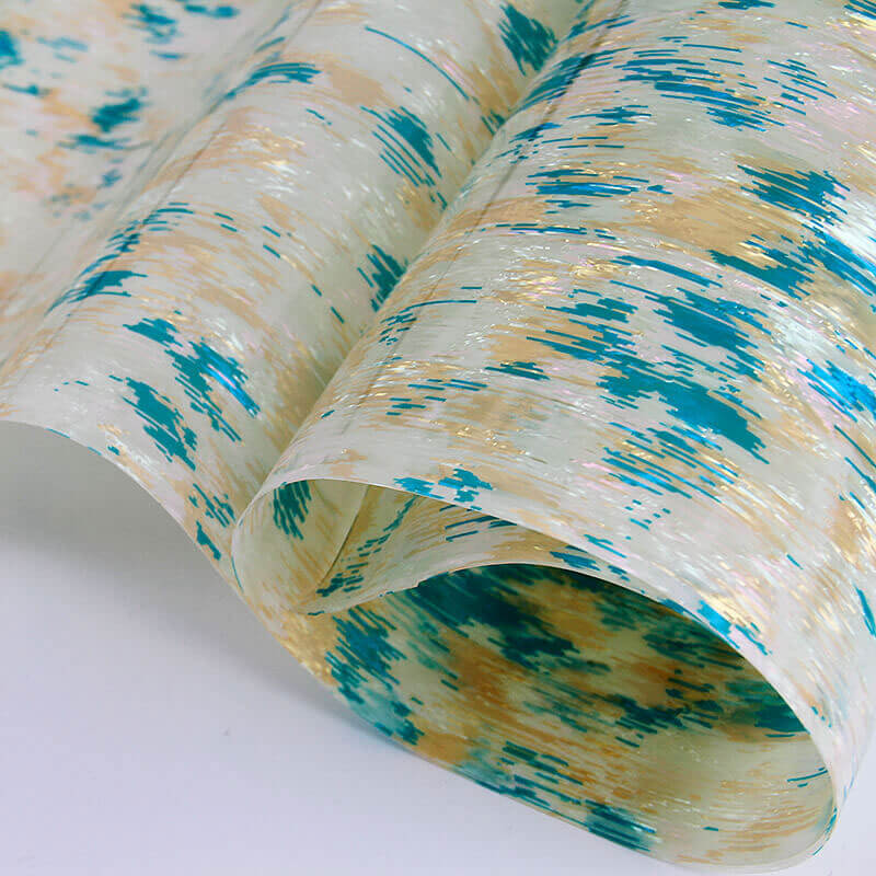 Wicker-Pattern-Celluloid-Film-Gold-Blue