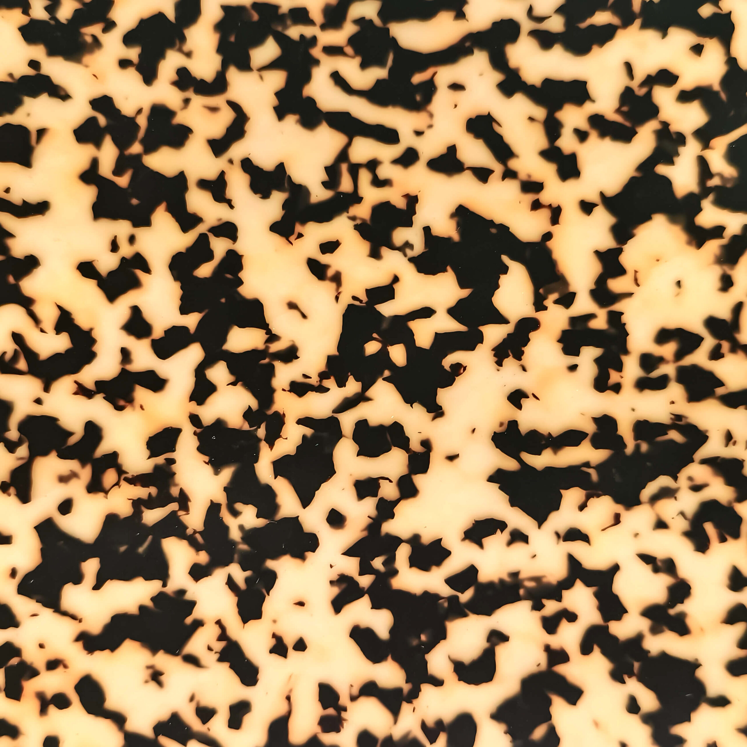 Butter Yellow Tortoiseshell PVC Film LA8103